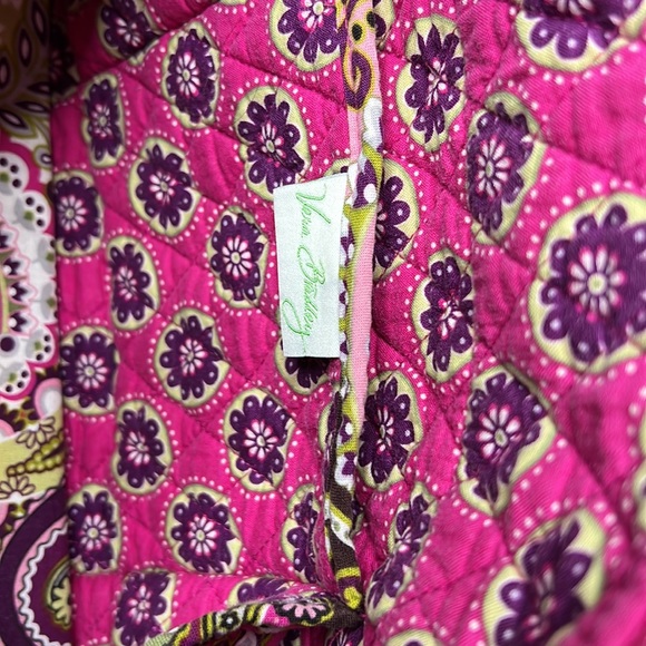Vera Bradley USA  Pink Purple Florals Med shoulder bag - Picture 6 of 7